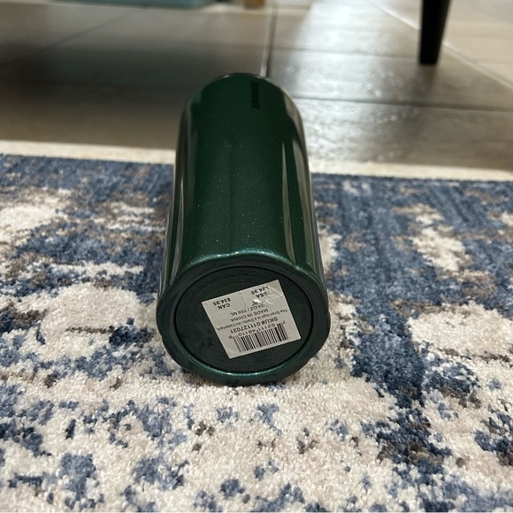 Starbucks Limited Edition Metallic Green Scalloped Stainless-Steel Tumbler Cup - Picture 6 of 6